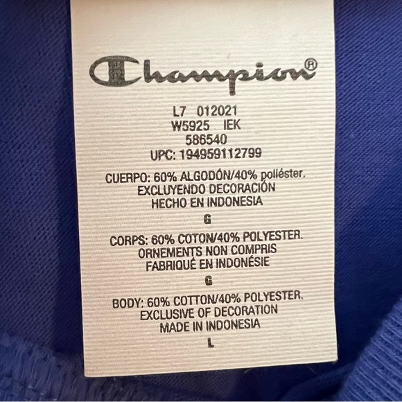 Champion Womens Crewneck Tank Size Large - Picture 3 of 5